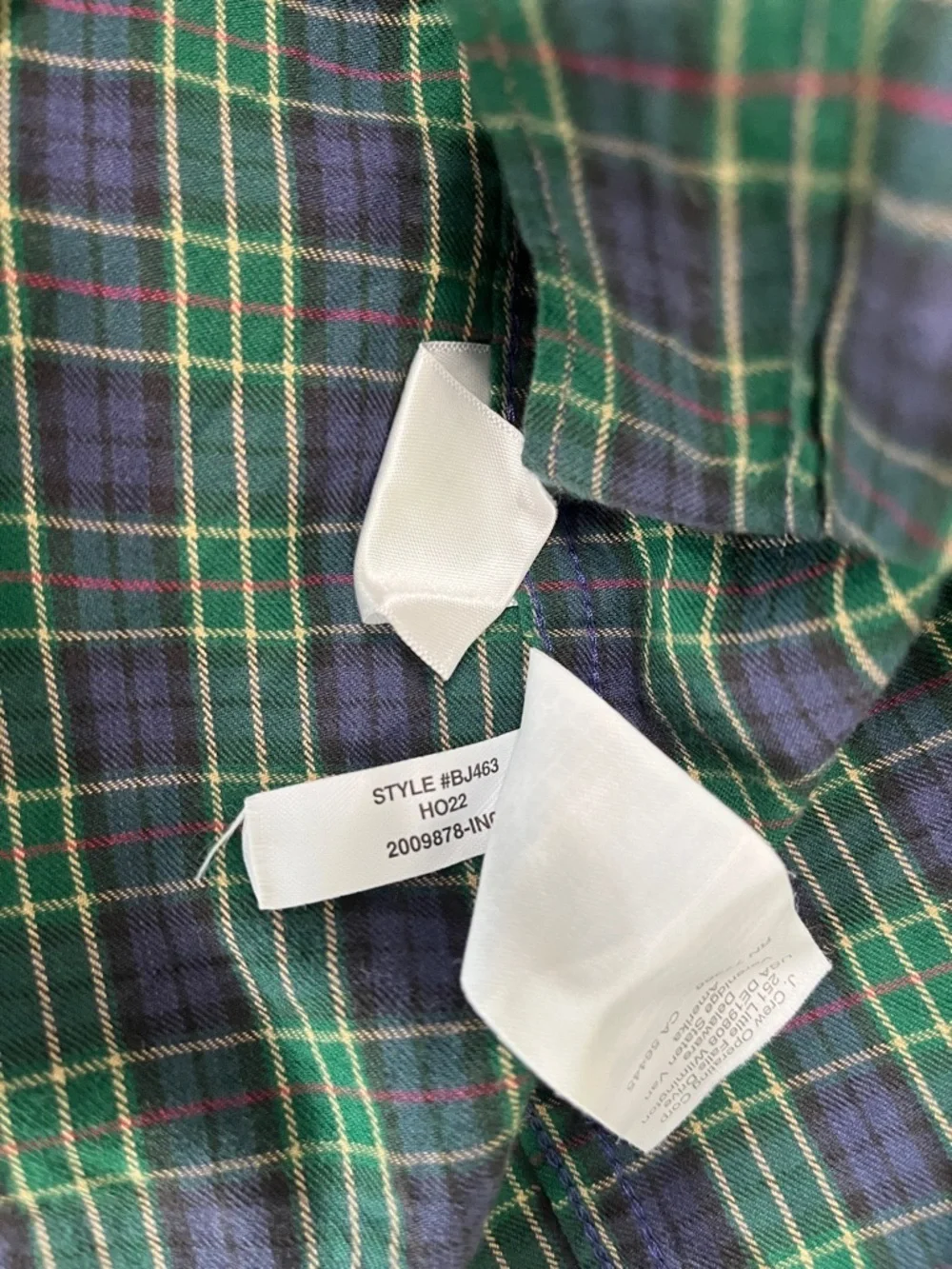 J. Crew crew brushed